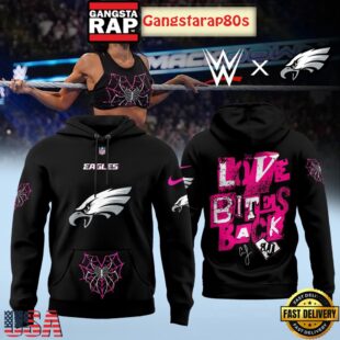 NFL Custom Team x AJ Lee Has Returned WWE Live Bites Back All Over Print Hoodie