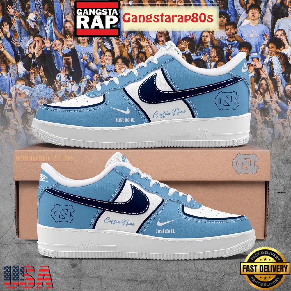 North Carolina Tar Heels Welcome The New Season 2025 Custom Air Force 1 Sneakers Shoes North Carolina Tar Heels Welcome The New Season 2025 Custom Air Force 1 Sneakers Shoes