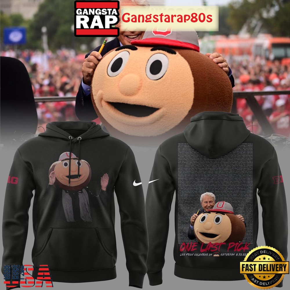 Ohio State Buckeyes Lee Corsos One Last Pick Special Edition Hoodie Ohio State Buckeyes Lee Corsos One Last Pick Special Edition Hoodie