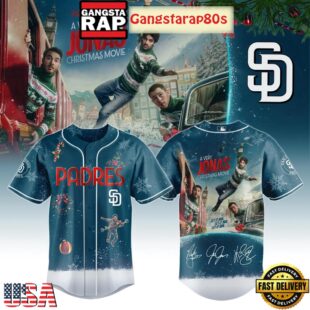 San Diego Padres x A Very Jonas Christmas Movie 2025 Baseball Jersey Shirt