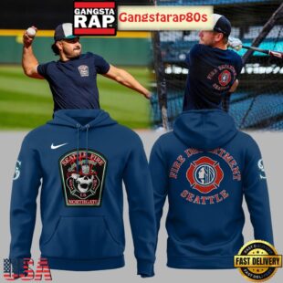Seattle Mariners Fire Department All Over Print Hoodie