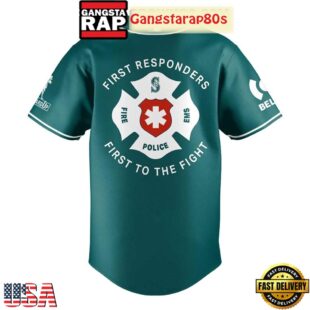 Seattle Mariners First Responders Day Baseball Jersey Shirt