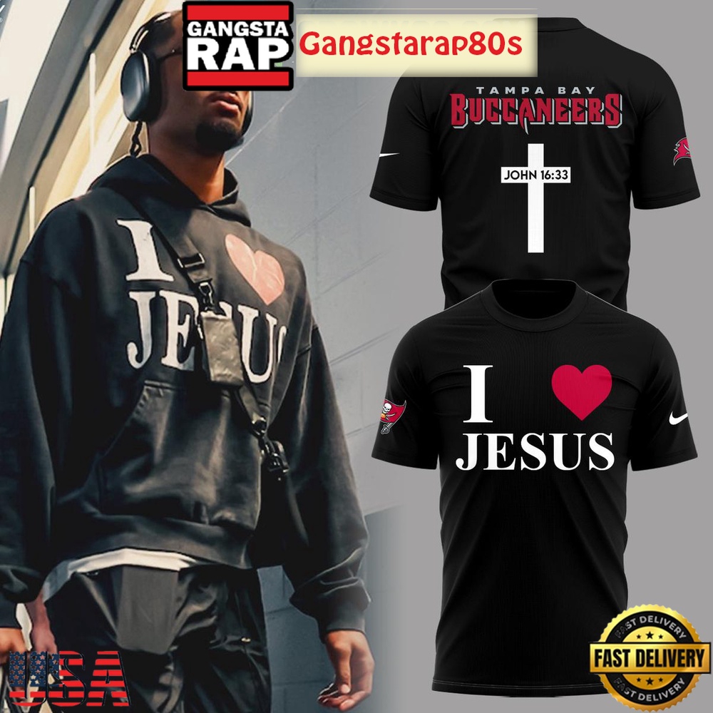 Tampa Bay Buccaneers I Love Jesus Unisex 3D Hoodie Tampa Bay Buccaneers I Love Jesus Unisex 3D Hoodie