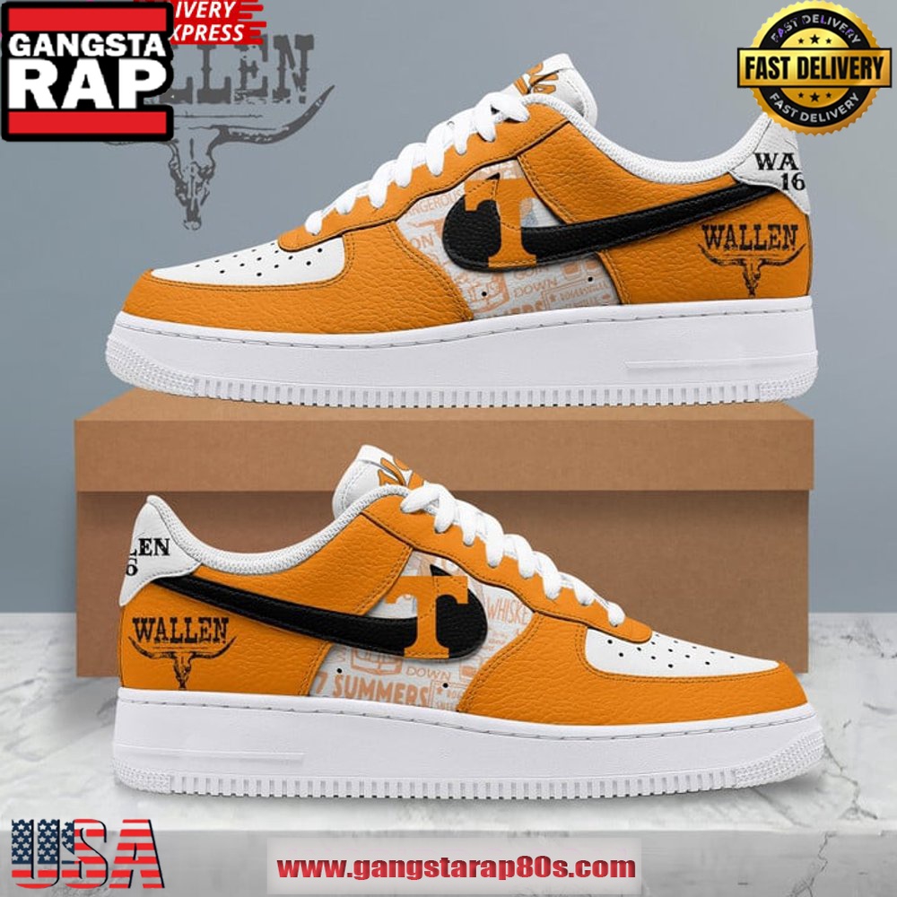 Tennessee Volunteers x Morgan Wallen Nike Air Force 1 Sneakers Shoes Tennessee Volunteers x Morgan Wallen Nike Air Force 1 Sneakers Shoes
