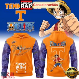 Tennessee Volunteers x One Piece 2025 All Over Print Hoodie