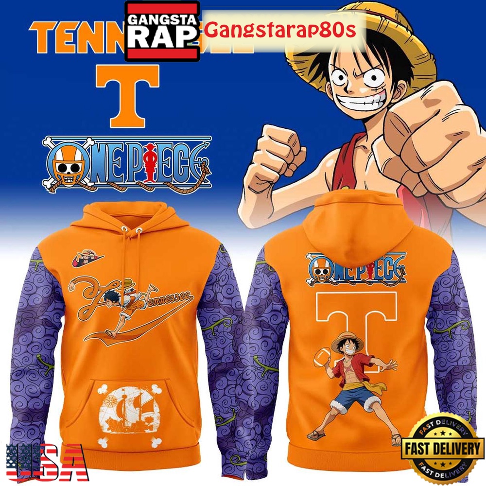 Tennessee Volunteers x One Piece 2025 All Over Print Hoodie Tennessee Volunteers x One Piece 2025 All Over Print Hoodie