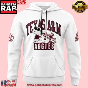 Texas A&M Aggies x Peanuts Night 2025 Hoodie Shirt