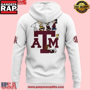Texas A&M Aggies x Peanuts Night 2025 Hoodie Shirt