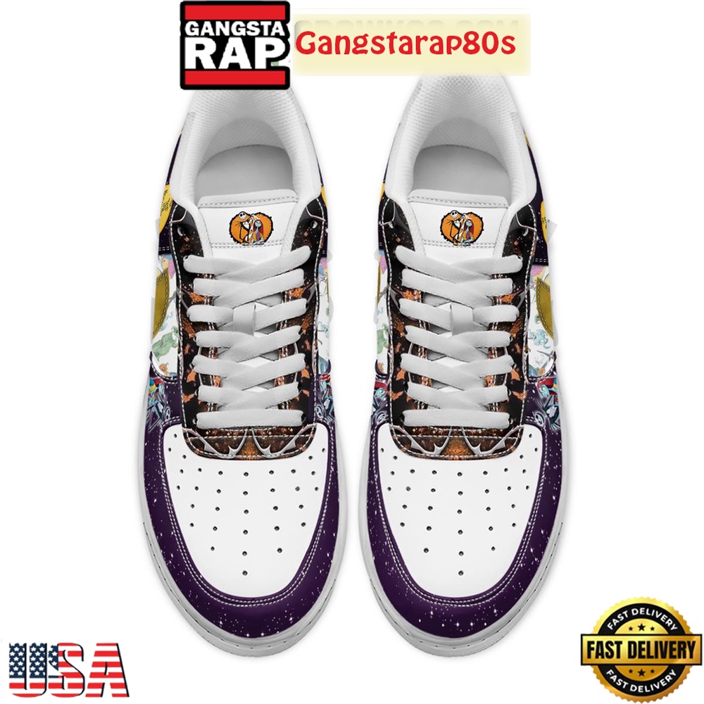The Nightmare Before Christmas Halloween Air Force 1 Shoes Running Sneakers The Nightmare Before Christmas Halloween Air Force 1 Shoes Running Sneakers