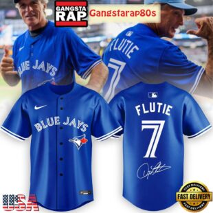 Toronto Blue Jays Doug Flutie Baseball Jersey Shirt
