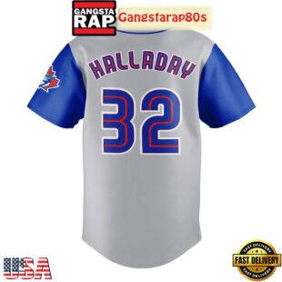 Toronto Blue Jays x Morgan Wallen Wearing A Roy Halladay 2025 Baseball Jersey