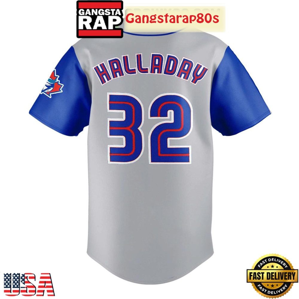 Toronto Blue Jays x Morgan Wallen Wearing A Roy Halladay 2025 Baseball Jersey
