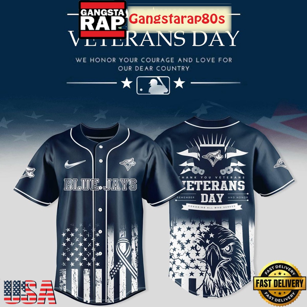 Toronto Blue Jays x Veterans Day 2025 Baseball Jersey Shirt Toronto Blue Jays x Veterans Day 2025 Baseball Jersey Shirt
