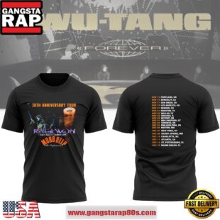 Wu Tang Clan 30th Anniversary Tour 2025 Unisex 3D Shirt