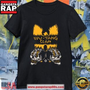 Wu Tang Clan Skull Black T Shirt