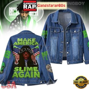 YoungBoy Never Broke Again Make America Slime Again Special Denim Jacket