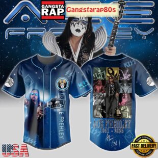 Ace Frehley Kiss 1951 2025 Baseball Jersey Shirt