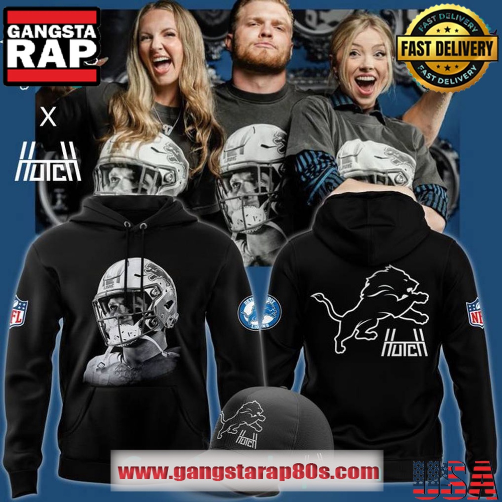 Aidan Hutchinson Charcoal House of Hutch x Detroit Lions Game Face All Over Print Hoodie Shirt Aidan Hutchinson Charcoal House of Hutch x Detroit Lions Game Face All Over Print Hoodie Shirt