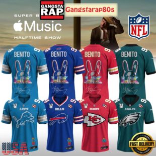 All NFL Team x Bad Bunny 2026 Super Bowl LX 2026 Best Haltime Show Custom Football Jersey