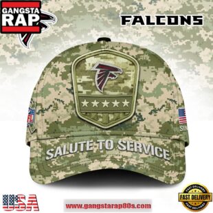 Atlanta Falcons NFL Salute To Service 2025 New Edition Cap Hats