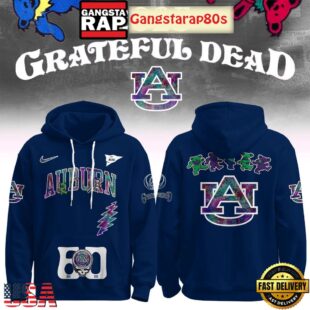 Auburn Tigers Grateful Dead 60 Years 2025 Special Edition All Over Print Hoodie