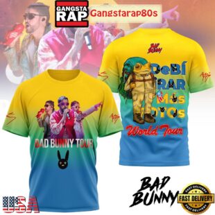 Bad Bunny Deb? Tirar M?s Fotos World Tour 3D Shirt