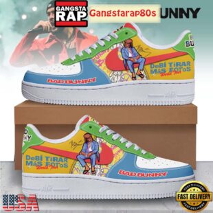 Bad Bunny Debi Tirar Mas Fotos Air Force 1 Sneakers Shoes