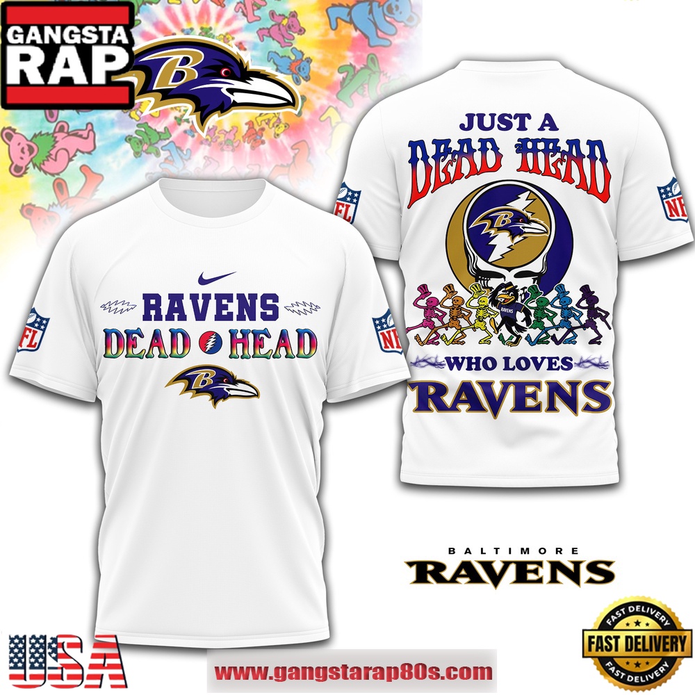 Baltimore Ravens NFL Deadhead 2025 All Over Print Shirt Baltimore Ravens NFL Deadhead 2025 All Over Print Shirt