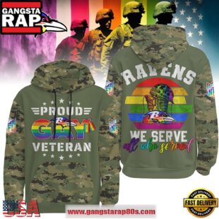 Baltimore Ravens NFL Gay Veteran 2025 Unisex 3D Hoodie