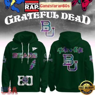 Baylor Bears x Grateful Dead 60 Years Unisex Hoodie