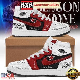 Benson Boone’s American Heart World Tour Air Jordan 1 Sneakers Shoes