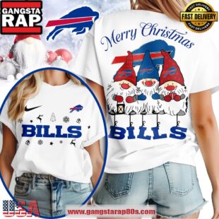 Buffalo Bills NFL Gnome Merry Christmas Women's 3D Shirt