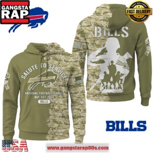 Buffalo Bills NFL x Salute To Servicee 2025 Unisex Hoodie Shirt