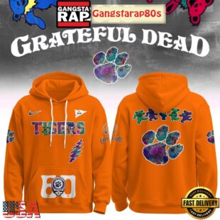 Clemson Tigers x Grateful Dead 60 Years Unisex Hoodie