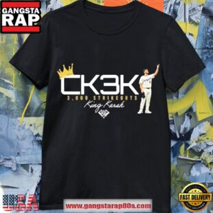 Dodgers Clayton Kershaw King Kersh CK3K 3000 Strikeouts Unisex T Shirt