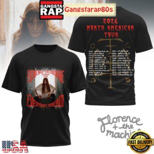 Florence The Machine 2025 North American Tour 3D Shirt