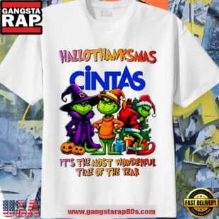 Grinch x Cintas HalloThanksMas T Sshirt