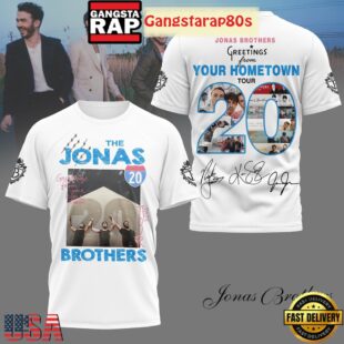 Jonas Brothers Greeting From Your Hometown Tour 3D Shirt