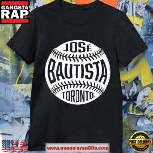 Jose Bautista Toronto Blue Jays Vintage Baseball T Shirt