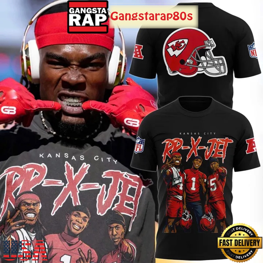 Kansas City Chiefs RR-X-Jet Special Edition 3D Shirt Kansas City Chiefs RR-X-Jet Special Edition 3D Shirt