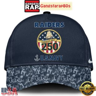 Las Vegas Raiders NFL x US Navy Veteran 250th Birthday 2025 Camo Custom Name Hoodies Joggers Set