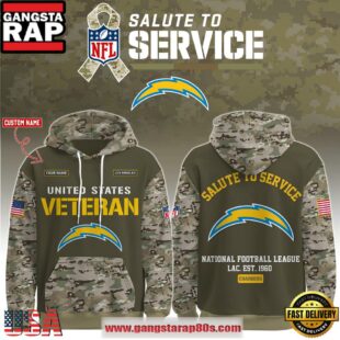 Los Angeles Chargers 2025 NFL Veteran Birthday Limited Edition Hoodie Shirt