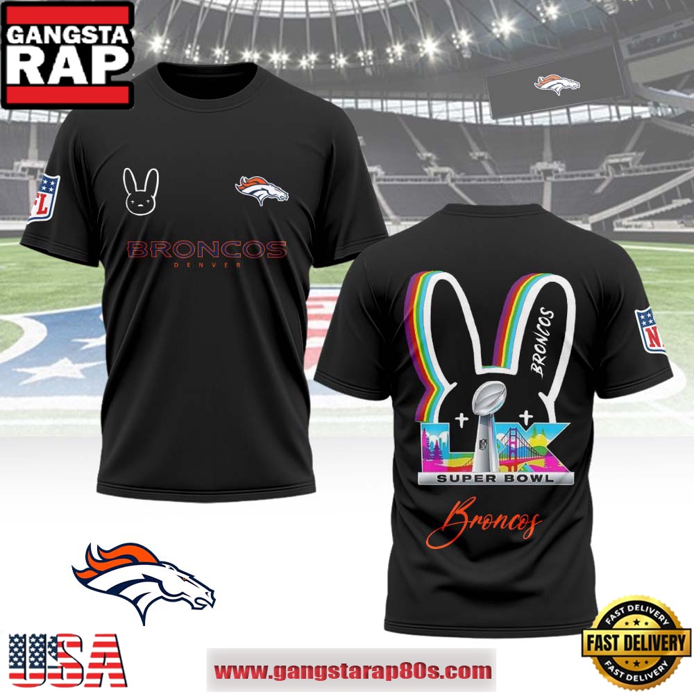 Denver Broncos x Bad Bunny Super Bowl LX 2026 All Over Print Shirt Denver Broncos x Bad Bunny Super Bowl LX 2026 All Over Print Shirt
