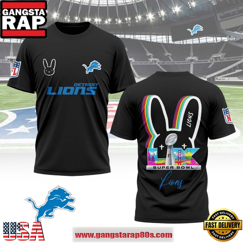 Detroit Lions x Bad Bunny Super Bowl LX 2026 All Over Print Shirt Detroit Lions x Bad Bunny Super Bowl LX 2026 All Over Print Shirt