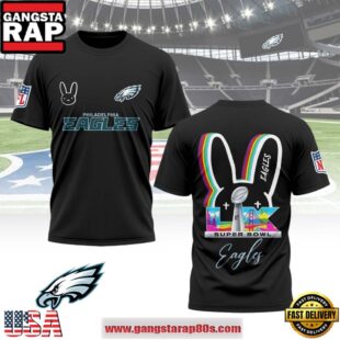 Mistmerch Philadelphia Eagles x Bad Bunny Super Bowl LX 2026 All Over Print Shirt