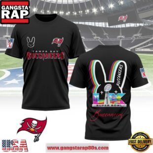 Mistmerch Tampa Bay Buccaneers x Bad Bunny Super Bowl LX 2026 All Over Print Shirt