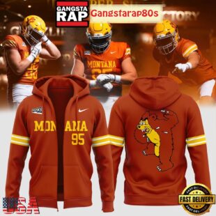 Montana Grizzlies NCAA Football For Fans Zip Hoodie