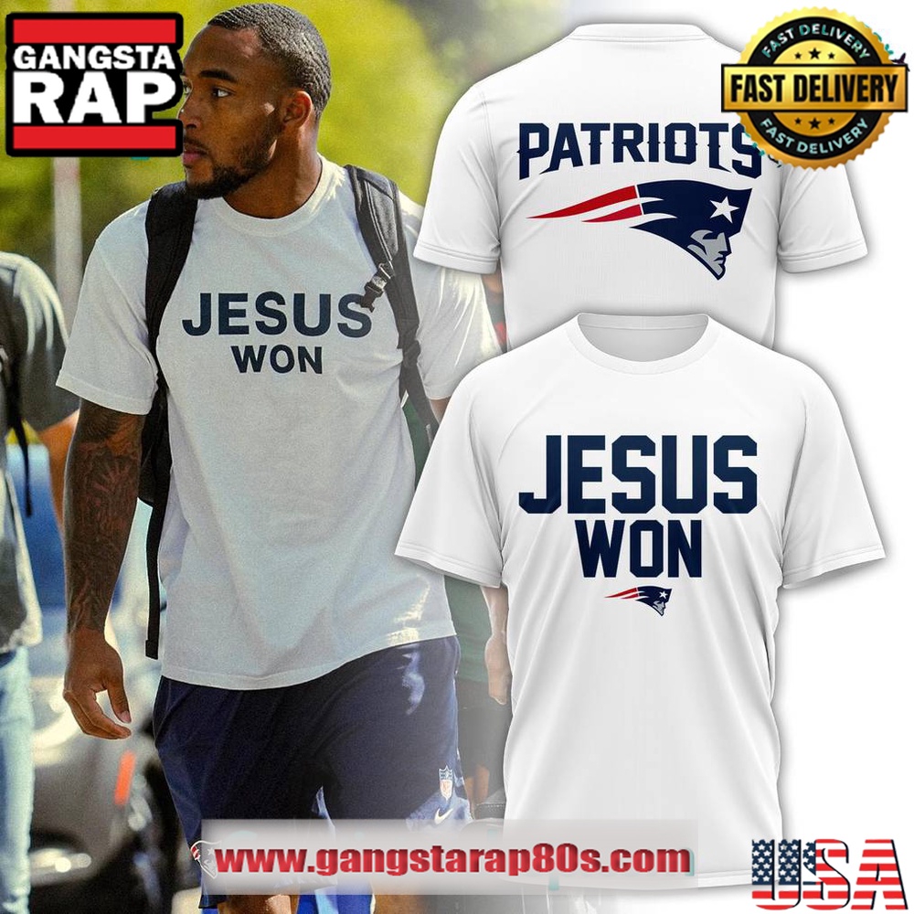 New England Patriots Jesus Won Limited Edition 3D Shirt New England Patriots Jesus Won Limited Edition 3D Shirt