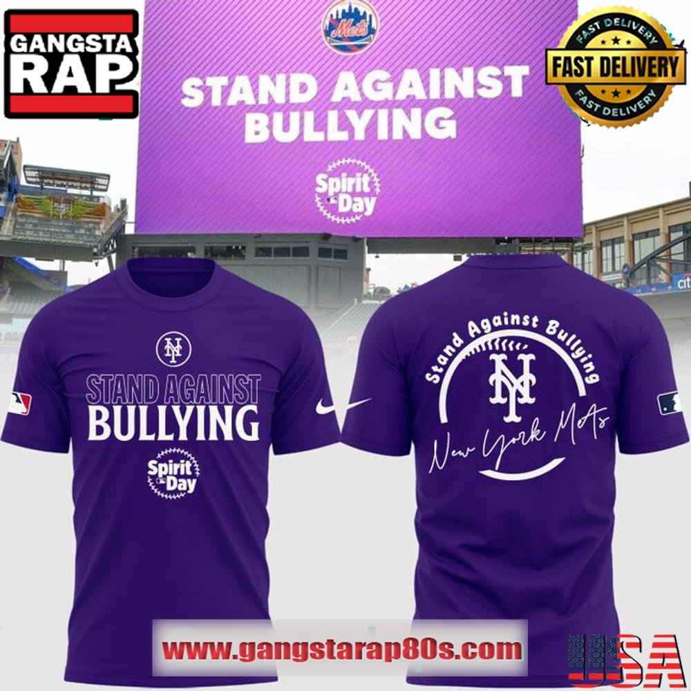 New York Mets Spirit Day 2025 Stand Against Bullying Unisex 3D Shirt New York Mets Spirit Day 2025 Stand Against Bullying Unisex 3D Shirt