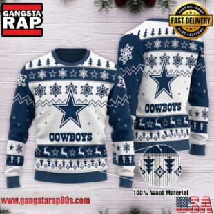 NFL Dallas Cowboys Limited Edition 2025 Custom Ugly Xmas Sweater